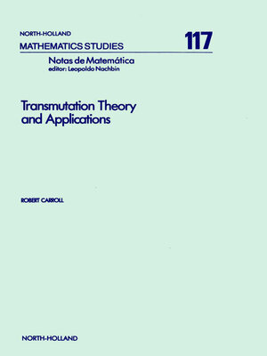 cover image of Transmutation Theory and Applications